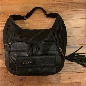 L.A.M.B. hobo bag and wallet
